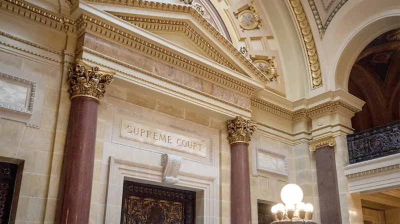 Wisconsin justices hear arguments on congressional district gerrymandering